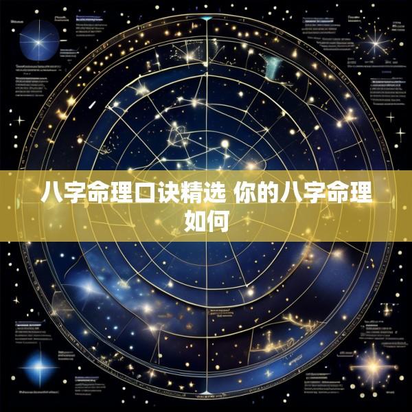 八字命理口诀精选 你的八字命理如何