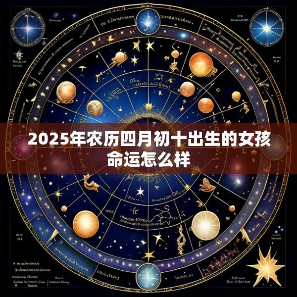 2025年农历四月初十出生的女孩命运怎么样