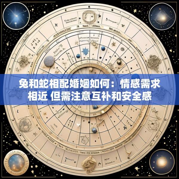 兔和蛇相配婚姻如何：情感需求相近 但需注意互补和安全感