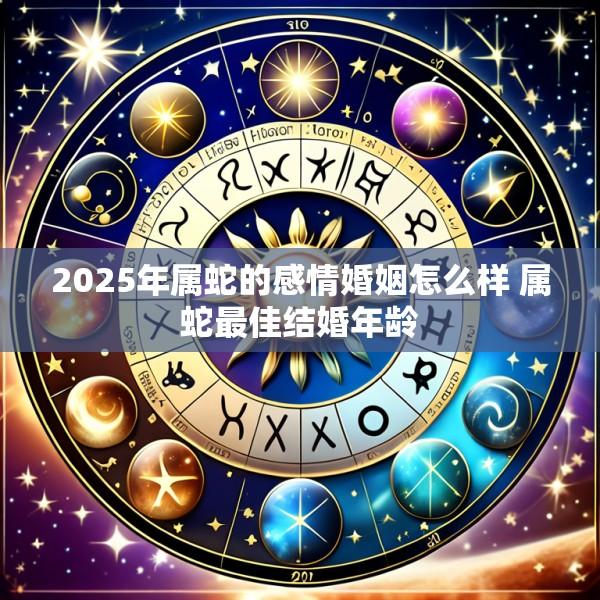 2025年属蛇的感情婚姻怎么样 属蛇最佳结婚年龄