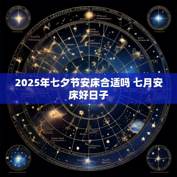 2025年七夕节安床合适吗 七月安床好日子