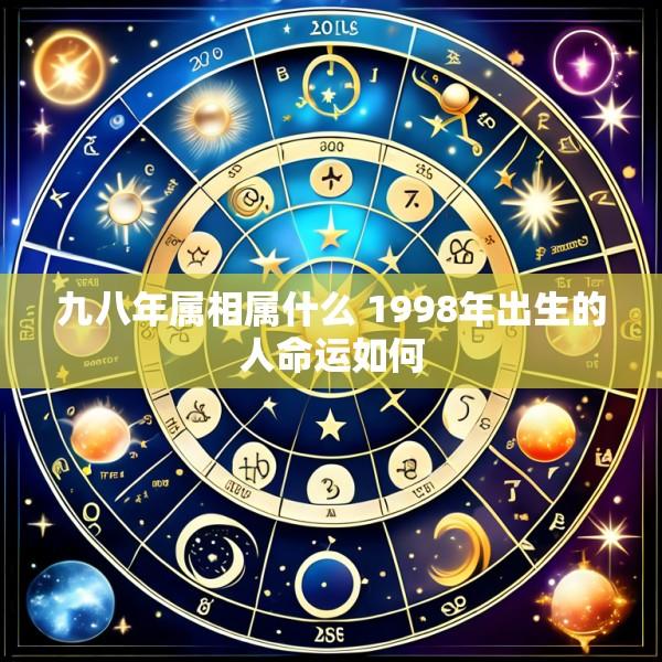 九八年属相属什么 1998年出生的人命运如何