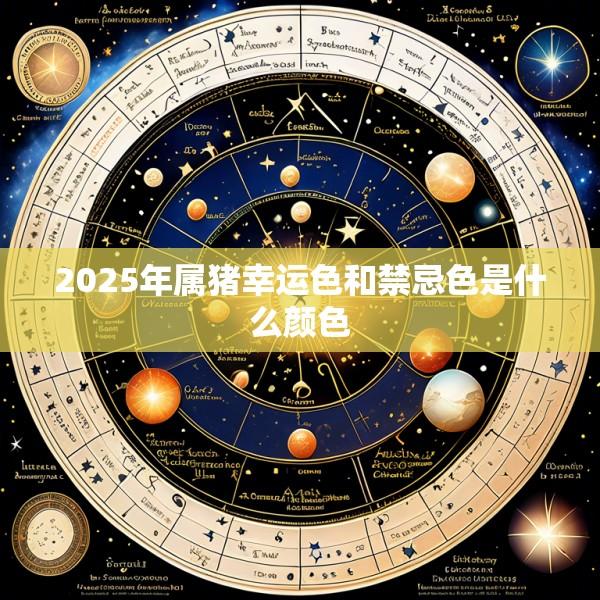 2025年属猪幸运色和禁忌色是什么颜色