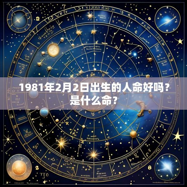 1981年2月2日出生的人命好吗？是什么命？