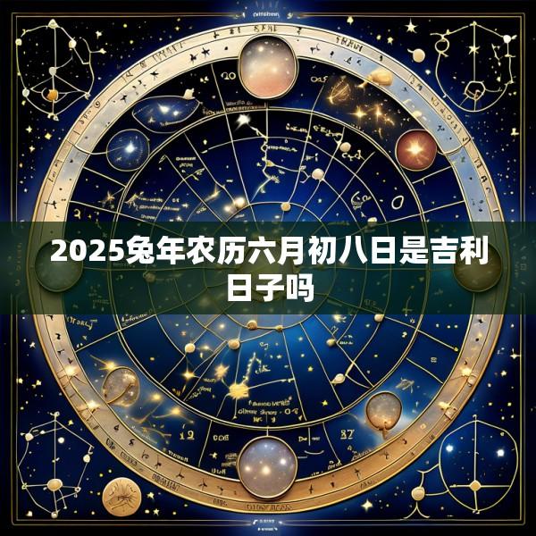 2025兔年农历六月初八日是吉利日子吗