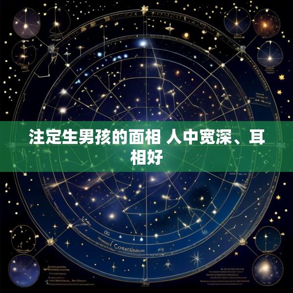 注定生男孩的面相 人中宽深、耳相好