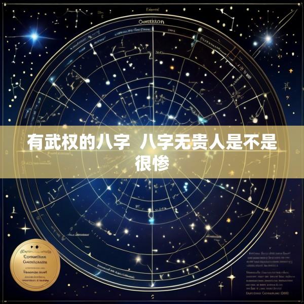 有武权的八字  八字无贵人是不是很惨