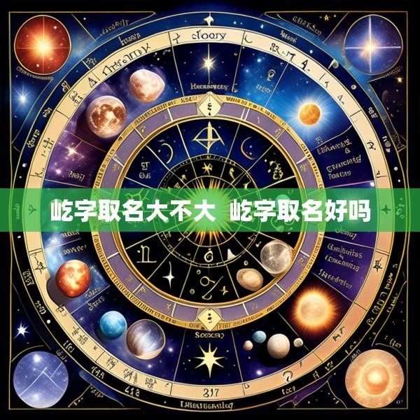 屹字取名大不大  屹字取名好吗