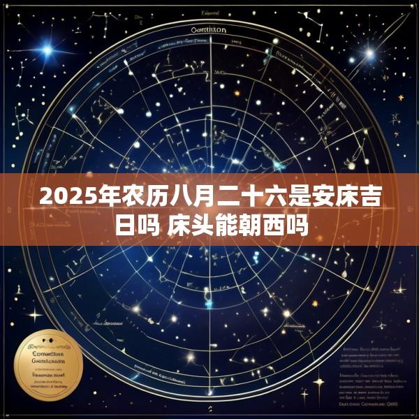 2025年农历八月二十六是安床吉日吗 床头能朝西吗