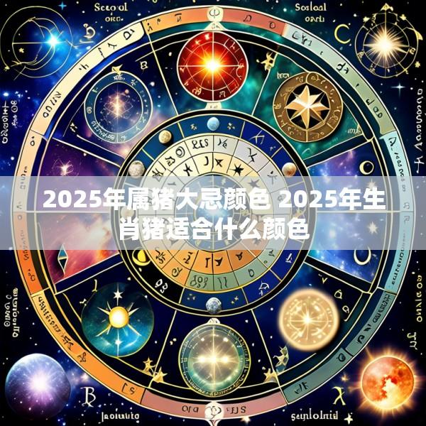 2025年属猪大忌颜色 2025年生肖猪适合什么颜色