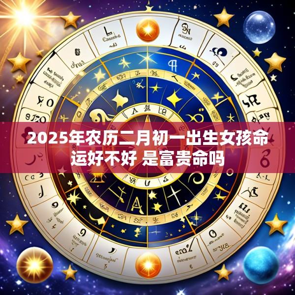 2025年农历二月初一出生女孩命运好不好 是富贵命吗
