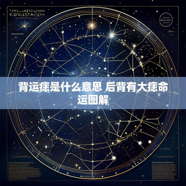 背运痣是什么意思 后背有大痣命运图解