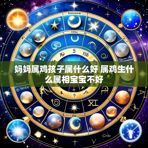 妈妈属鸡孩子属什么好 属鸡生什么属相宝宝不好