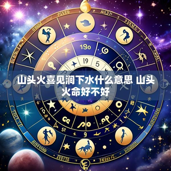 山头火喜见涧下水什么意思 山头火命好不好