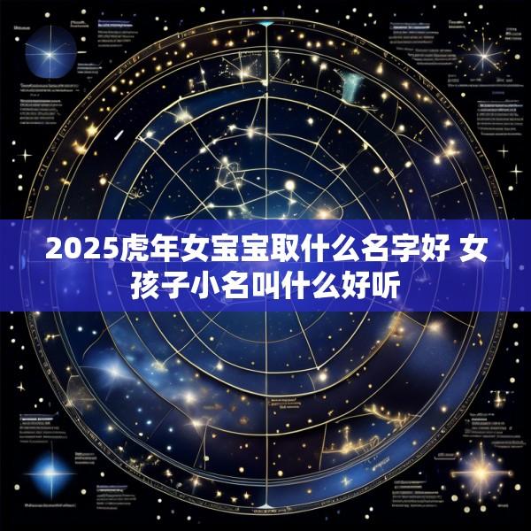 2025虎年女宝宝取什么名字好 女孩子小名叫什么好听