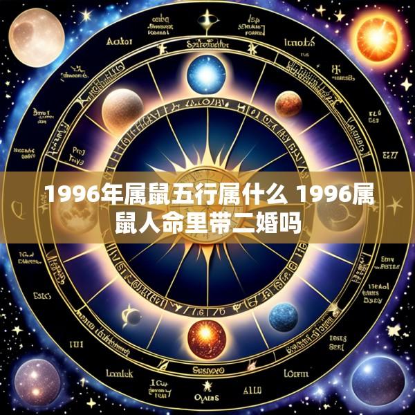 1996年属鼠五行属什么 1996属鼠人命里带二婚吗