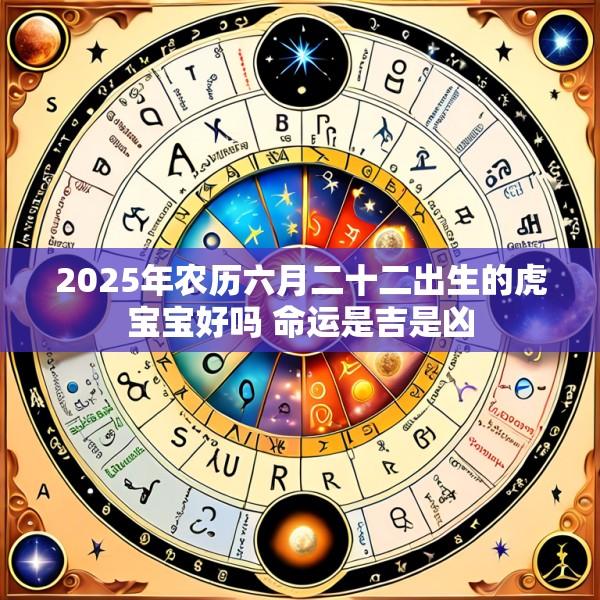 2025年农历六月二十二出生的虎宝宝好吗 命运是吉是凶