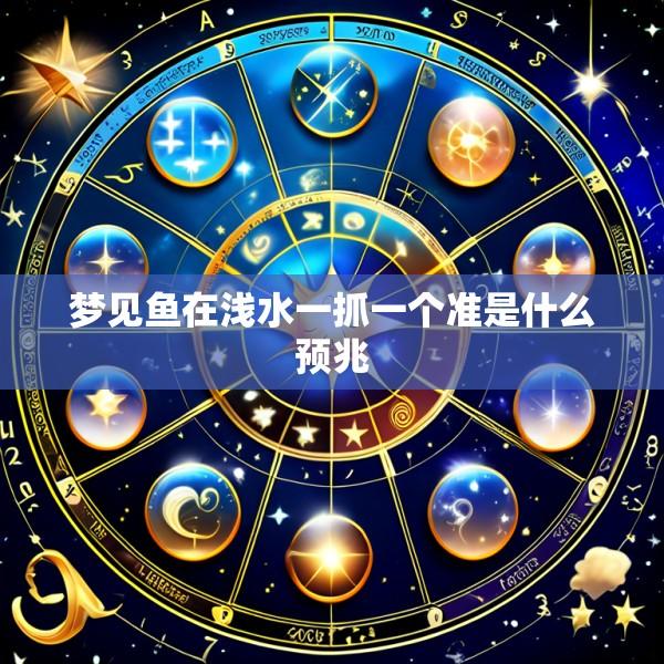梦见鱼在浅水一抓一个准是什么预兆