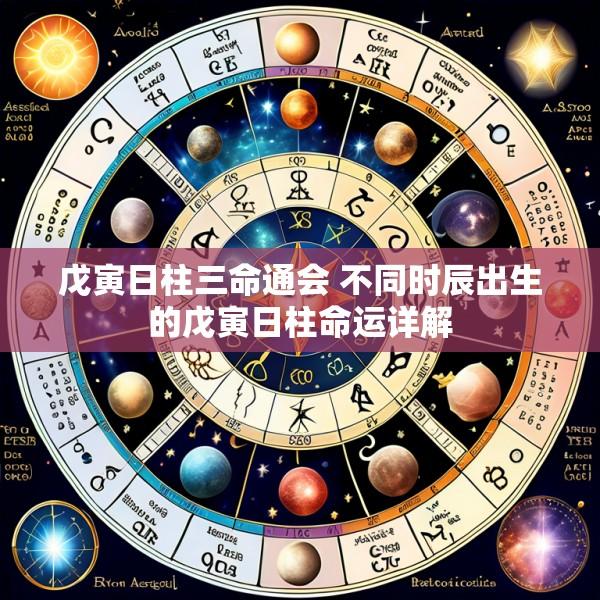 戊寅日柱三命通会 不同时辰出生的戊寅日柱命运详解