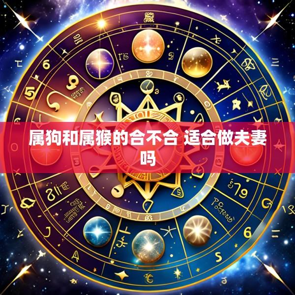 属狗和属猴的合不合 适合做夫妻吗