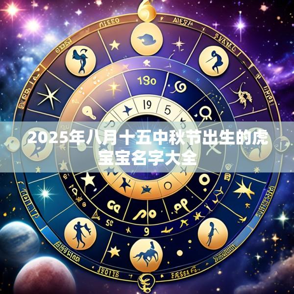 2025年八月十五中秋节出生的虎宝宝名字大全