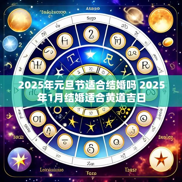 2025年元旦节适合结婚吗 2025年1月结婚适合黄道吉日