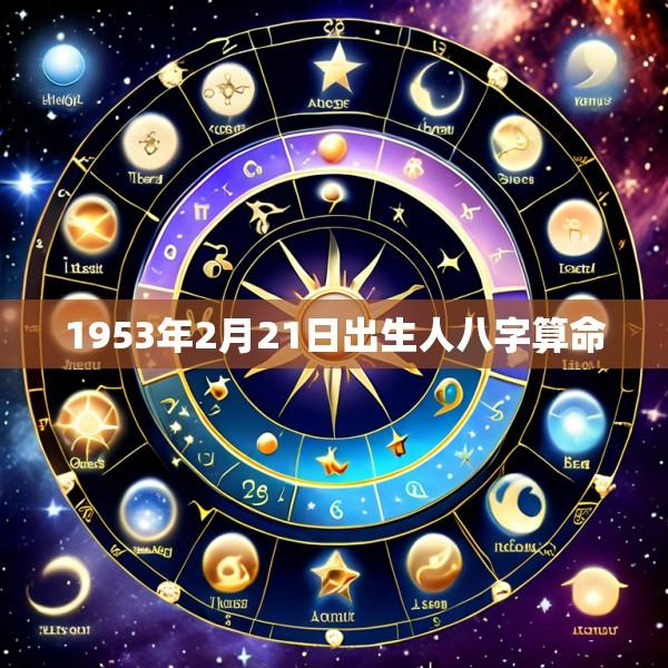 1953年2月21日出生人八字算命