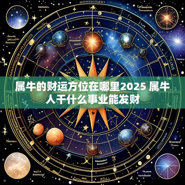 属牛的财运方位在哪里2025 属牛人干什么事业能发财