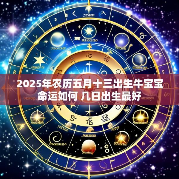2025年农历五月十三出生牛宝宝命运如何 几日出生最好