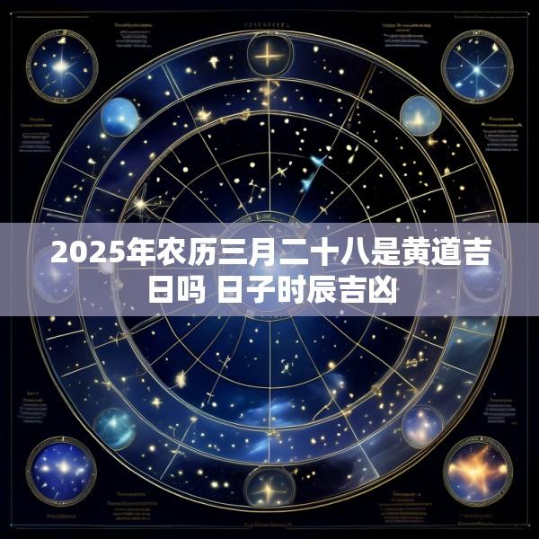 2025年农历三月二十八是黄道吉日吗 日子时辰吉凶