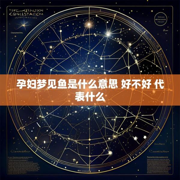 孕妇梦见鱼是什么意思 好不好 代表什么
