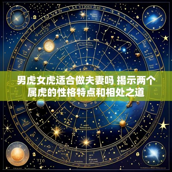 男虎女虎适合做夫妻吗 揭示两个属虎的性格特点和相处之道