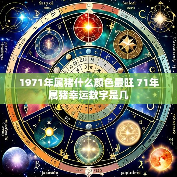 1971年属猪什么颜色最旺 71年属猪幸运数字是几