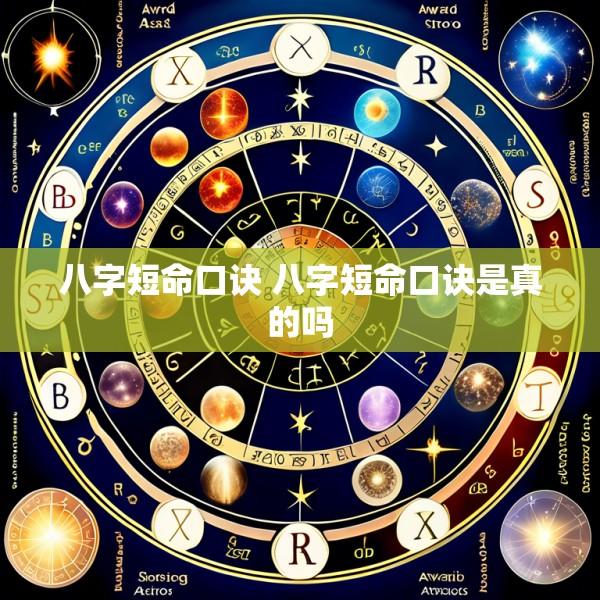 八字短命口诀 八字短命口诀是真的吗