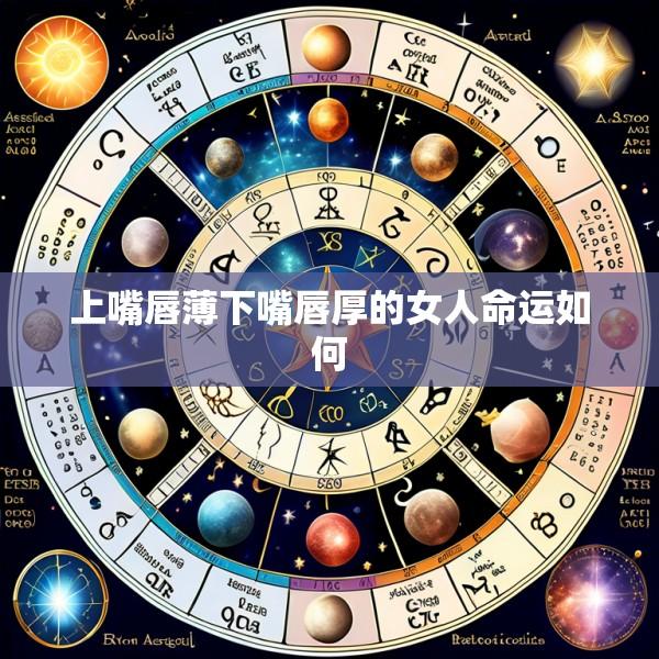 上嘴唇薄下嘴唇厚的女人命运如何