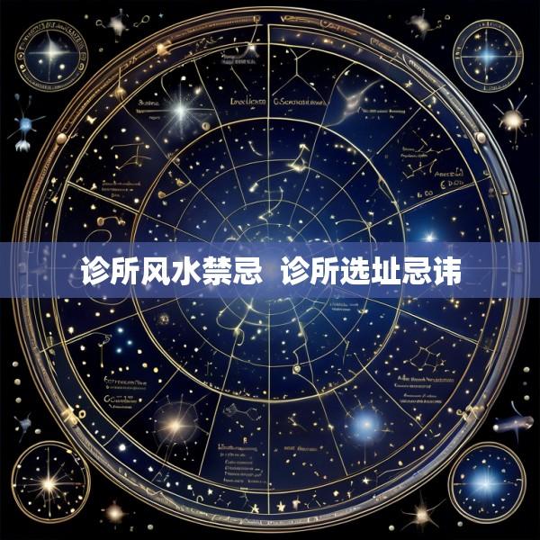 诊所风水禁忌  诊所选址忌讳