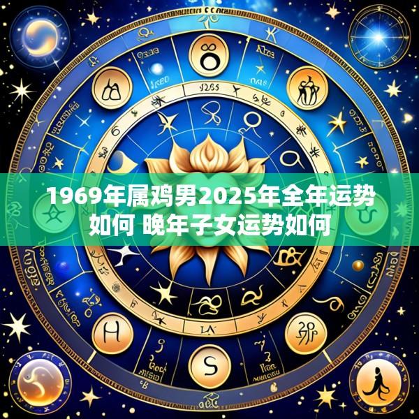 1969年属鸡男2025年全年运势如何 晚年子女运势如何
