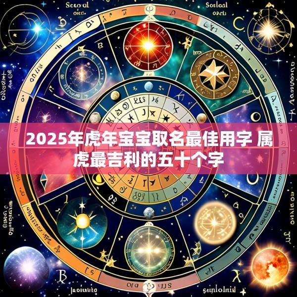 2025年虎年宝宝取名最佳用字 属虎最吉利的五十个字
