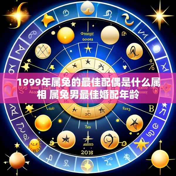 1999年属兔的最佳配偶是什么属相 属兔男最佳婚配年龄