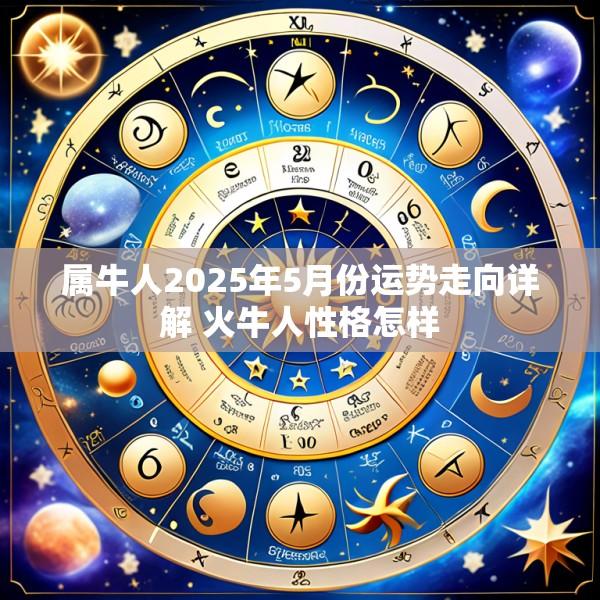 属牛人2025年5月份运势走向详解 火牛人性格怎样