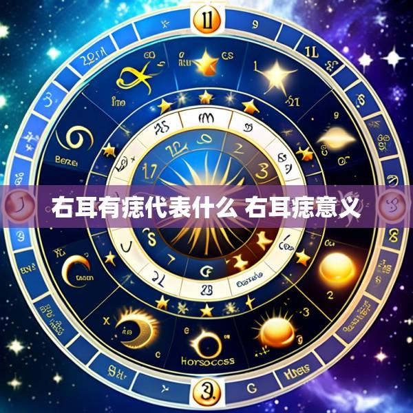 右耳有痣代表什么 右耳痣意义