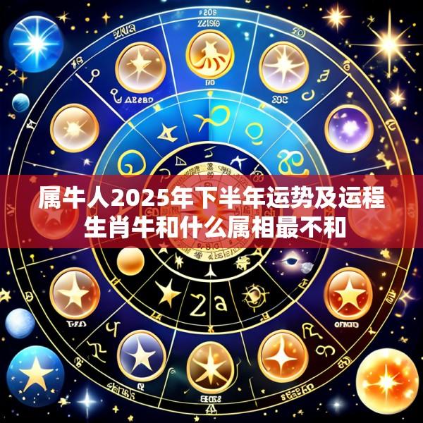属牛人2025年下半年运势及运程 生肖牛和什么属相最不和