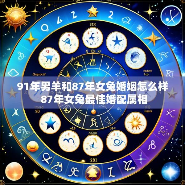 91年男羊和87年女兔婚姻怎么样 87年女兔最佳婚配属相