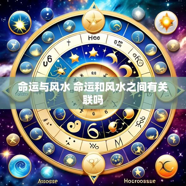 命运与风水 命运和风水之间有关联吗