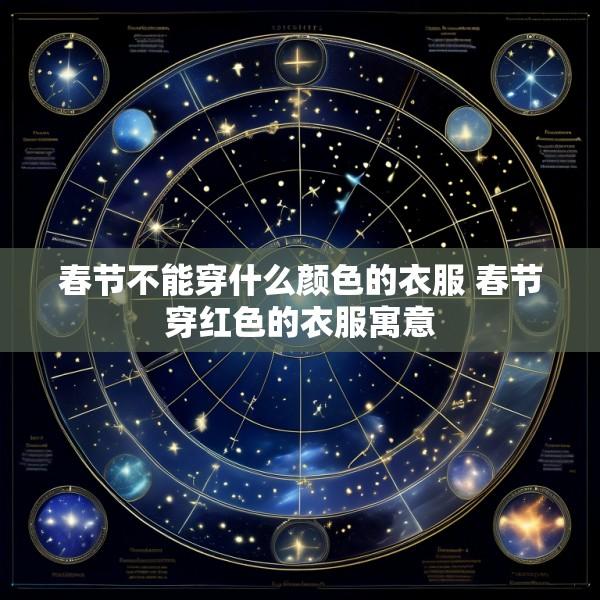 春节不能穿什么颜色的衣服 春节穿红色的衣服寓意