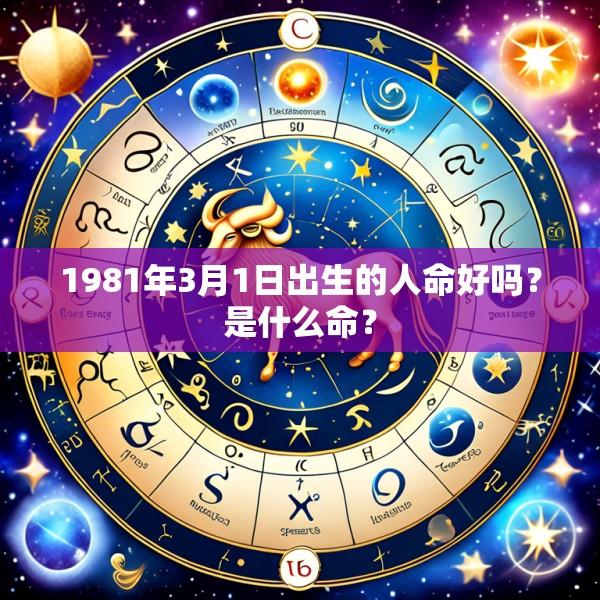 1981年3月1日出生的人命好吗？是什么命？