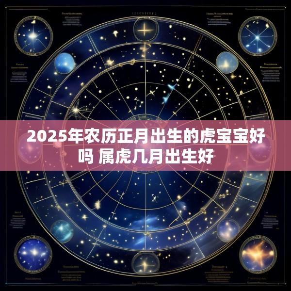 2025年农历正月出生的虎宝宝好吗 属虎几月出生好