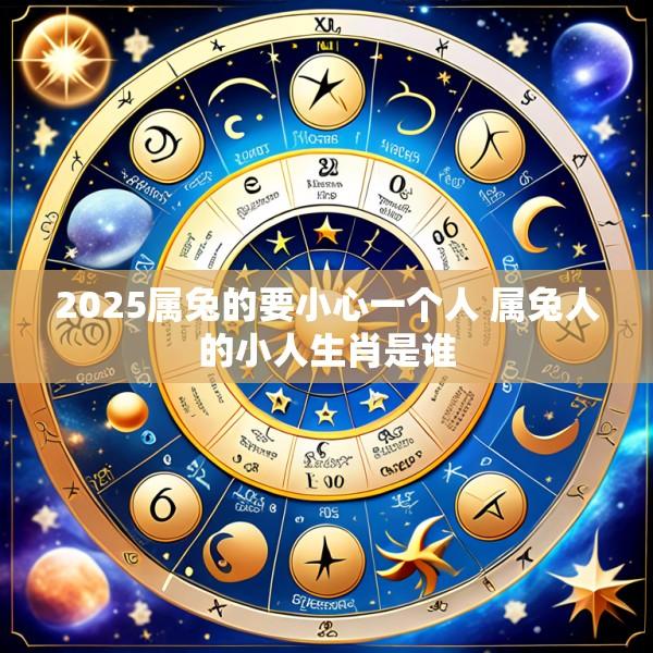 2025属兔的要小心一个人 属兔人的小人生肖是谁