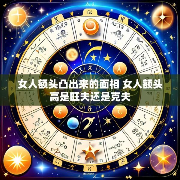 女人额头凸出来的面相 女人额头高是旺夫还是克夫