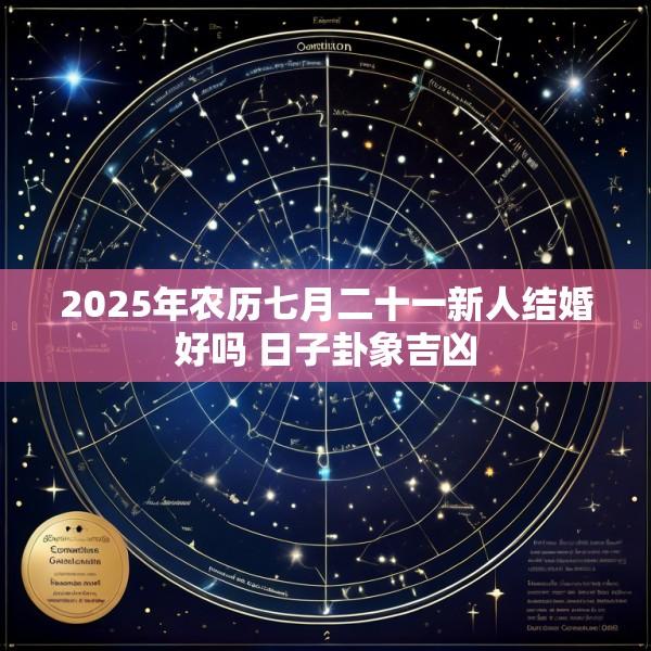 2025年农历七月二十一新人结婚好吗 日子卦象吉凶
